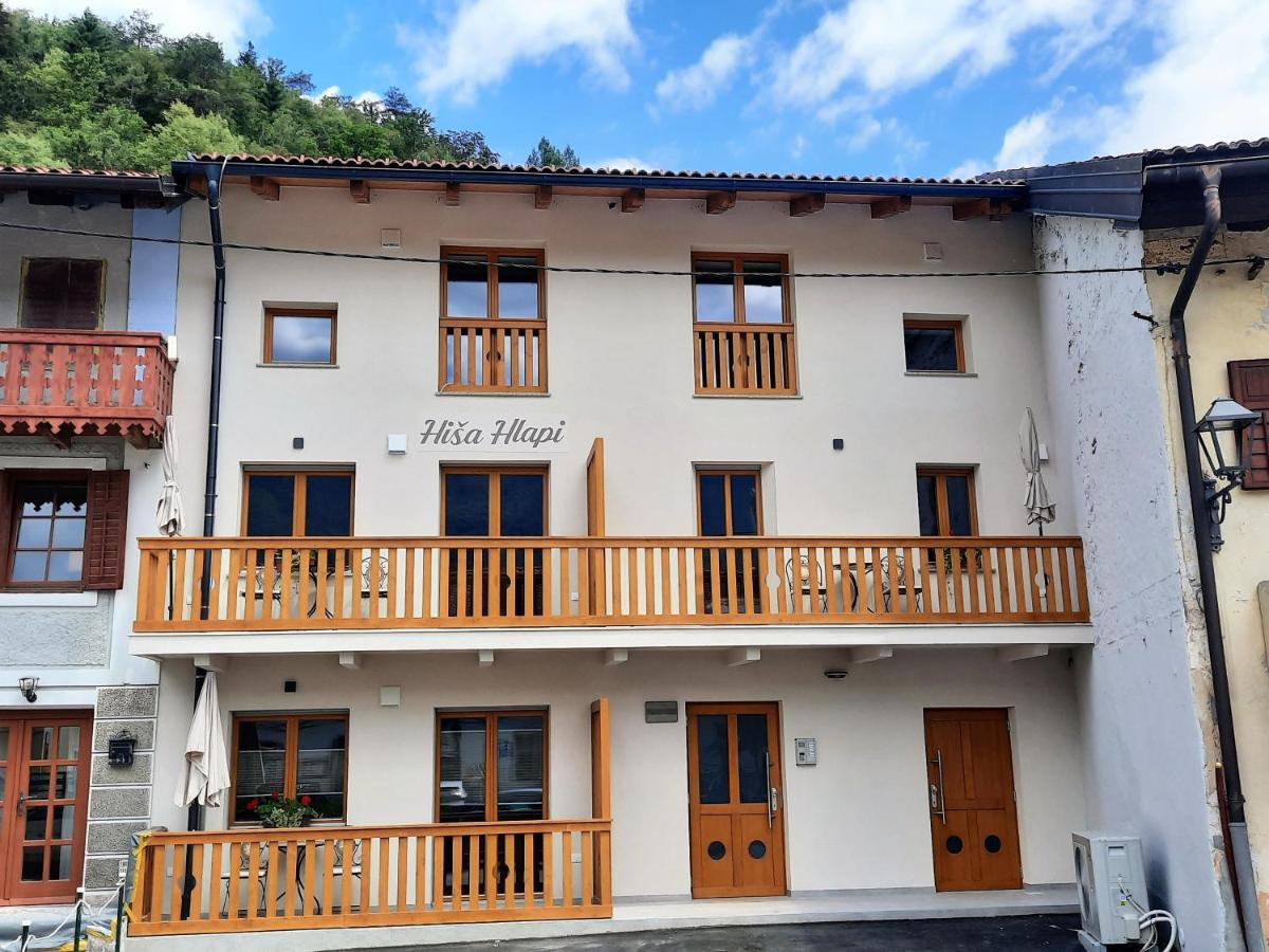 Apartments Hlapi With Spa Kobarid Bagian luar foto